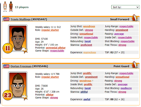 basketball gm roster management